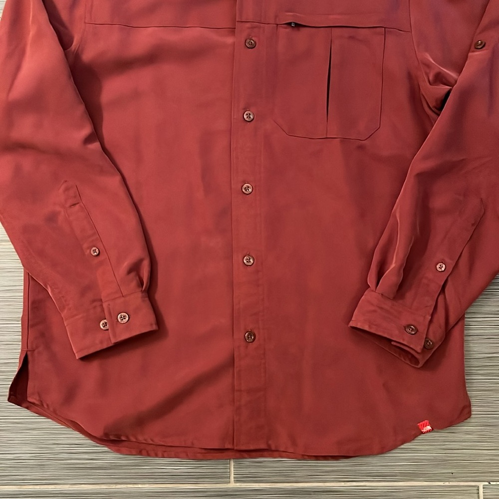 North Face ACCX Button Down‎ Hiking Shirt - Picture 3 of 12